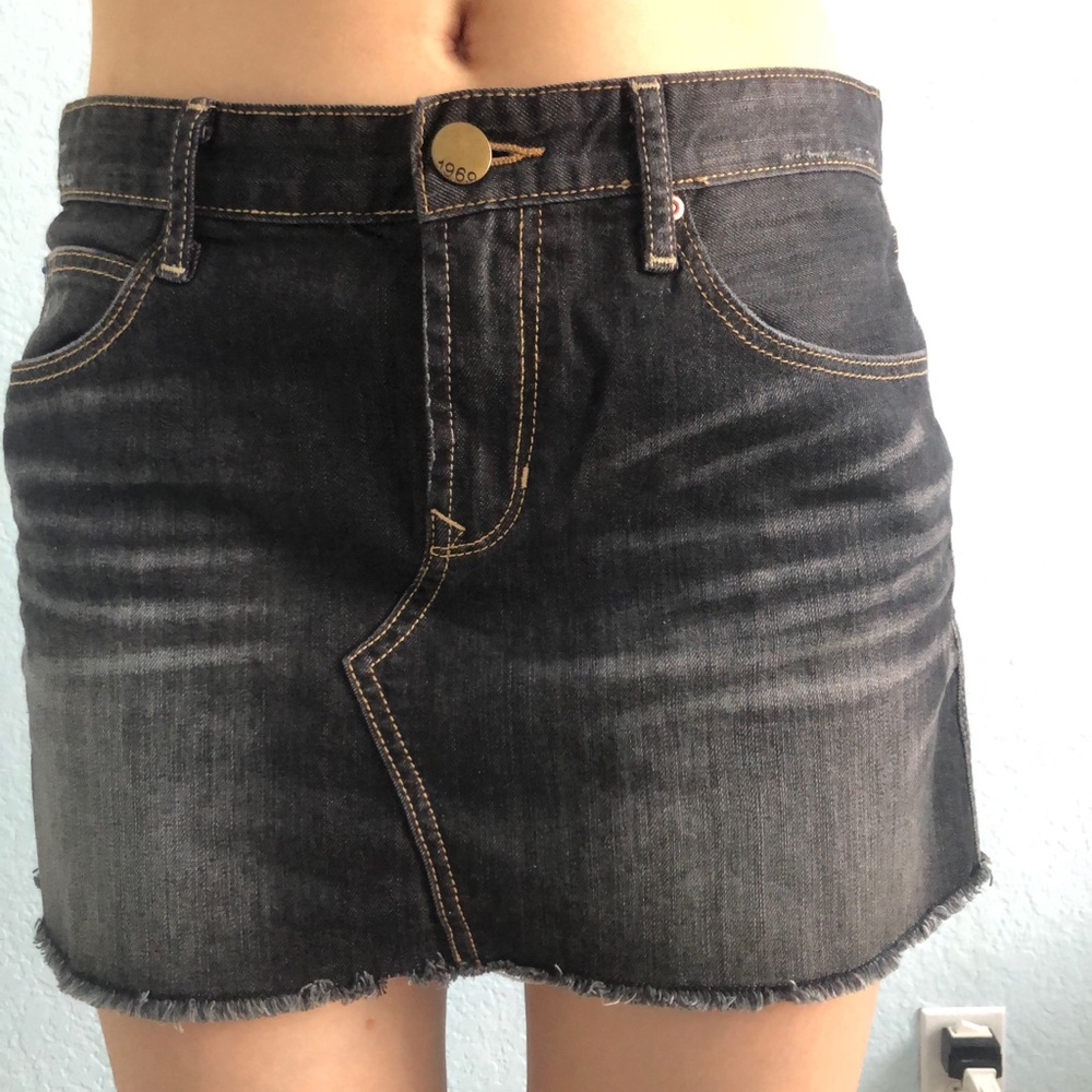 Vintage Low Rise Denim Skirt